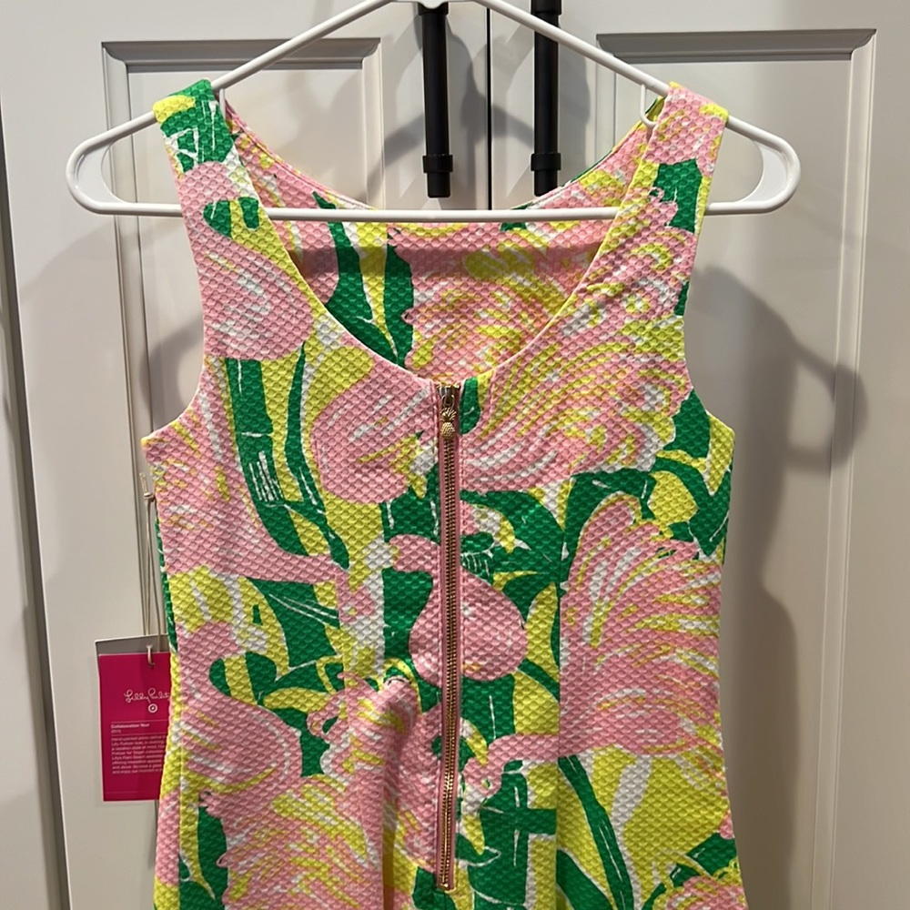 Lilly Pulitzer Pink Flamingo Shift Dress Sheath New With Tags - Picture 7 of 10
